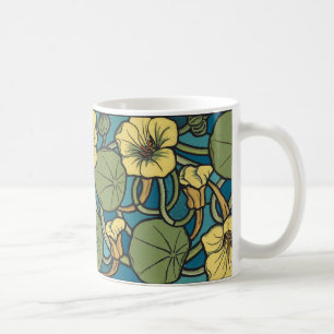 Blume Nouveau Pattern Kaffeetasse