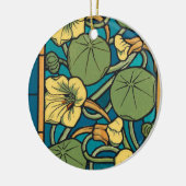 Blume Nouveau Pattern Keramikornament (Links)
