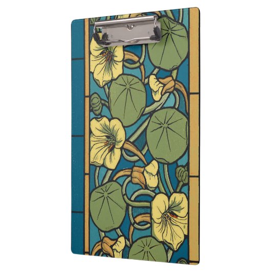 Blume Nouveau Pattern Klemmbrett (Links)
