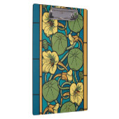 Blume Nouveau Pattern Klemmbrett (Rechts)