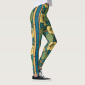 Blume Nouveau Pattern Leggings (Rechts)