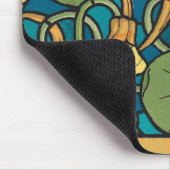 Blume Nouveau Pattern Mousepad (Ecke)