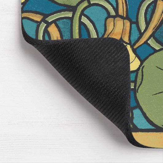Blume Nouveau Pattern Mousepad (Ecke)