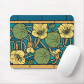 Blume Nouveau Pattern Mousepad (Mit Mouse)