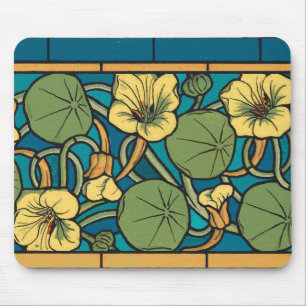 Blume Nouveau Pattern Mousepad