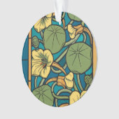 Blume Nouveau Pattern Ornament (Vorderseite)