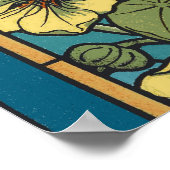 Blume Nouveau Pattern Poster (Ecke)