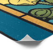 Blume Nouveau Pattern Poster (Ecke)