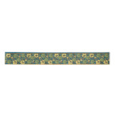 Blume Nouveau Pattern Satinband (Vorderseite)