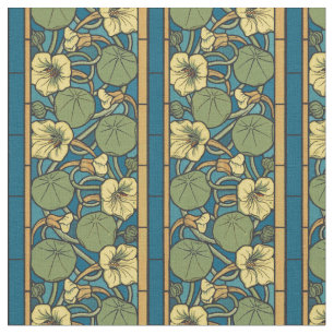 Blume Nouveau Pattern Stoff
