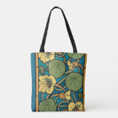 Blume Nouveau Pattern Tasche (Rückseite)
