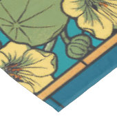 Blume Nouveau Pattern Tischdecke (Schrägansicht)