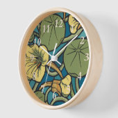 Blume Nouveau Pattern Uhr (Winkel)