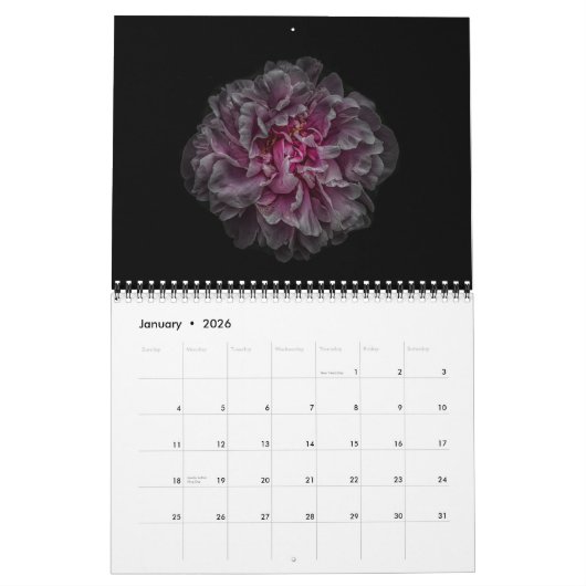 Blume Nr. 116 - Kalender für die Farbversion (Jan 2026)