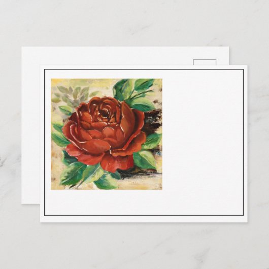 Blume Nr. 1 Postkarte (Vorne/Hinten)