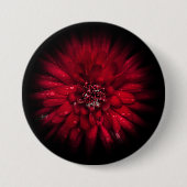 Blume Nr. 45 Farbflussversion Button (Vorderseite)
