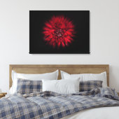 Blume Nr. 45 Farbflussversion Leinwanddruck (Insitu (Schlafzimmer))