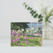 Blume NYC Columbus Circle Fountain Postkarte (Stehend Vorderseite)