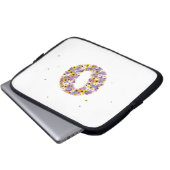 BLUME O LAPTOPSCHUTZHÜLLE (Vorne Knopf)