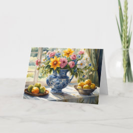 BLUME OBST BLANK - JEDER ANLASS CARD DANKESKARTE