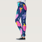 Blume Obst Leggings (Links)