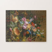Blume & Obst Vintage Malerei Kindermädchen Kunst Puzzle (Horizontal)
