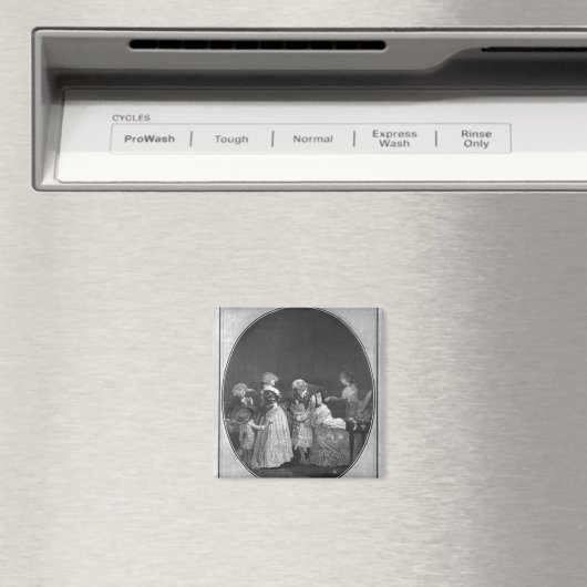 Blume oder Feiern von Großmutter Magnet (In Situ (Geschirrspüler))