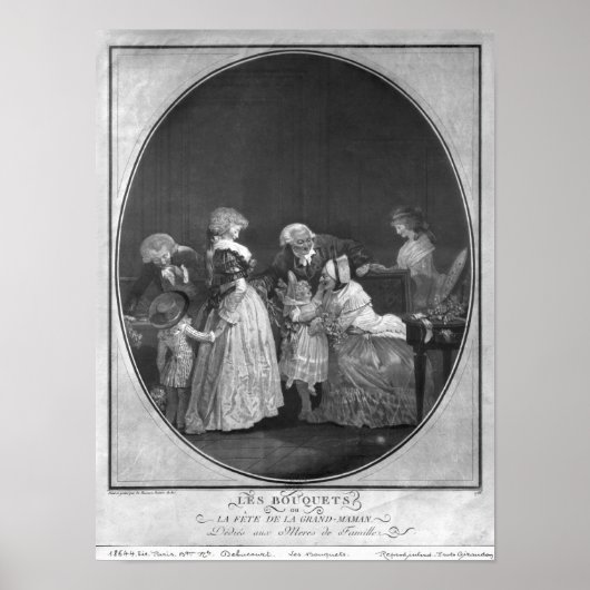 Blume oder Feiern von Großmutter Poster (Vorne)