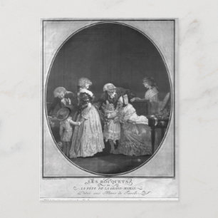 Blume oder Feiern von Großmutter Postkarte