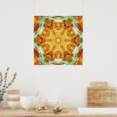 Blume of Life Mandala 16 Poster (Küche)