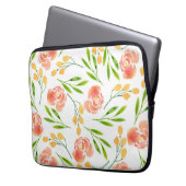 Blume Ohren Laptopschutzhülle (Vorderseite Links)
