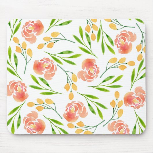 Blume Ohren Mousepad (Vorne)