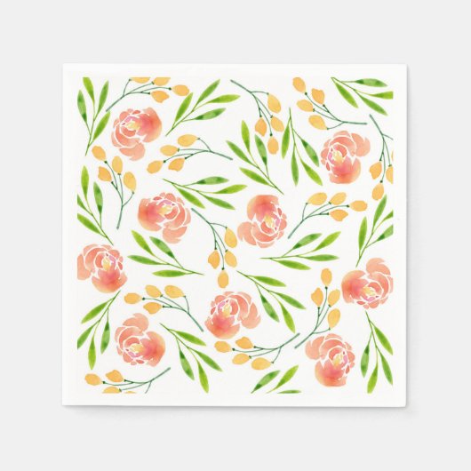Blume Ohren Serviette (Vorderseite)