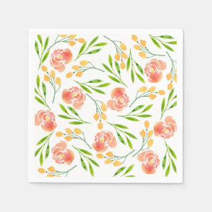 Blume Ohrringe Serviette