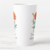 Blume Oktober Marigold Milchtasse (Vorderseite)