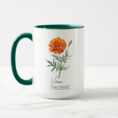 Blume Oktober Marigold Tasse (Links)