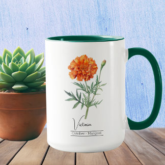 Blume Oktober Marigold Tasse