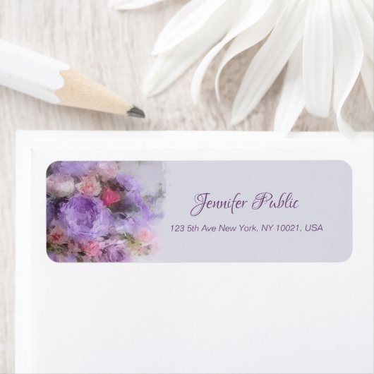 Blume Ölmalerei Handschrift Moderne Vorlage (Insitu)