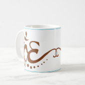 Blume OM höhlen Kaffeetasse (Vorderseite Links)