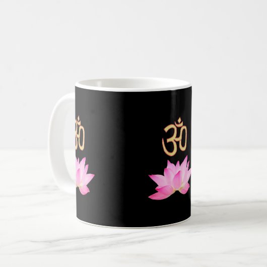 Blume Om Kaffeetasse (Vorderseite Links)