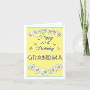 Blume Oma Personalisiert Geburtstagskarte Dankeskarte