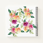 Blume Oma Rezept Kochbuch Notizblock (Rückseite)