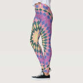 Blume optischer Effekte Leggings (Links)