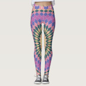 Blume optischer Effekte Leggings (Vorderseite)