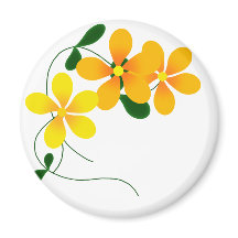 Blume Orange und Gelb