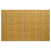 Blume, orange und grün stoff (Fat Quarter (45,7 x 55,9 cm))