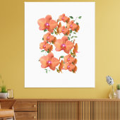 Blume Orchid Leinwanddruck (Insitu (Wohnzimmer))