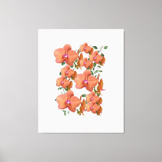 Blume Orchid Leinwanddruck (Vorderseite)