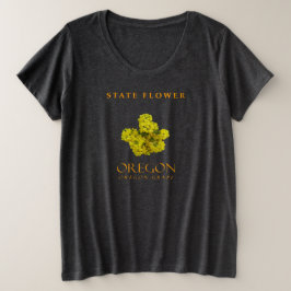 Blume Oregon Große Größe T-Shirt