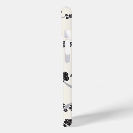 Blume Orientalischer Zen Case-Mate iPhone Hülle (Rückseite / Links)